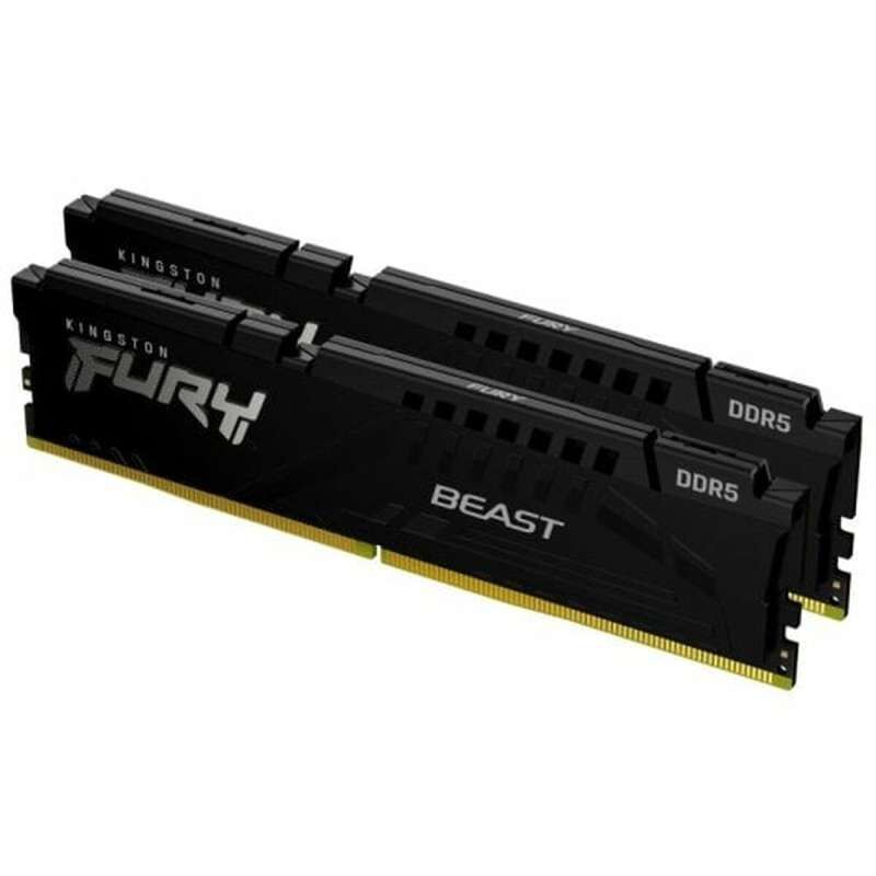 Kingston Fury Beast DDR5 32GB (2×16GB) 6000MHz CL30 – White/Black – Desktop RAM DIMM